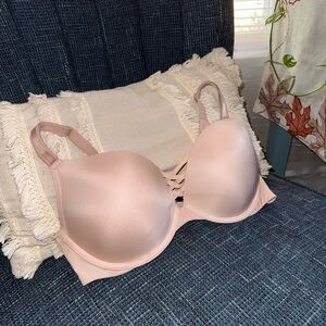 Torrid Light Pink Bra with Strappy Detail